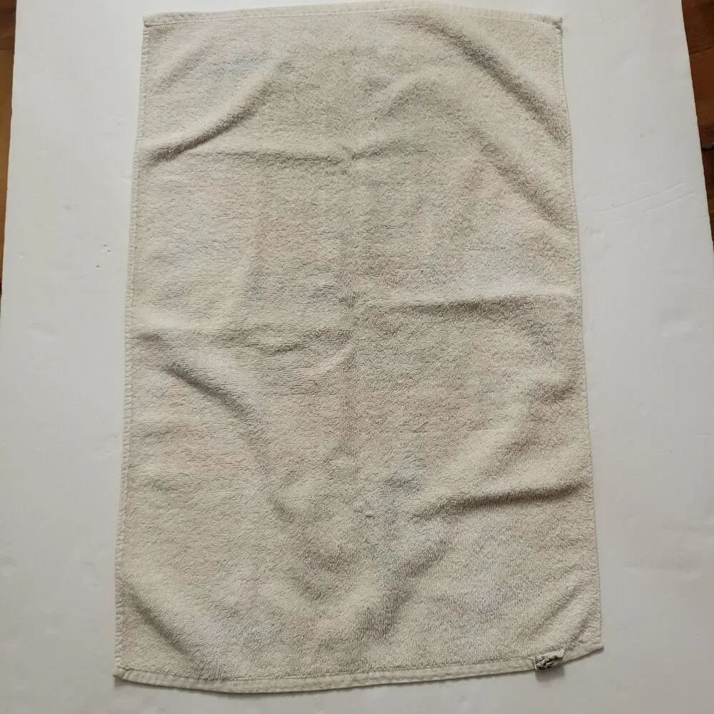 Vintage Sandra Boynton CECIL SAYDAH Santa Fe Hand Towel Coyote Wolf Rabbit 80s